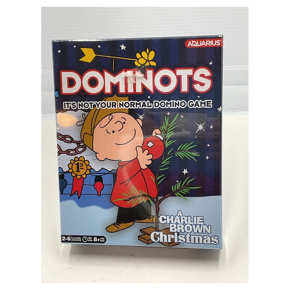 Aquarius Peanuts Dominots A Charlie Brown Christmas Tile Game Sealed‎ 2023